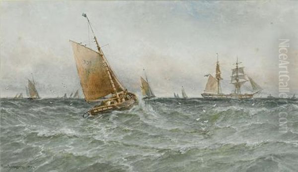 Off To The Fishing Grounds Oil Painting by George Gregory