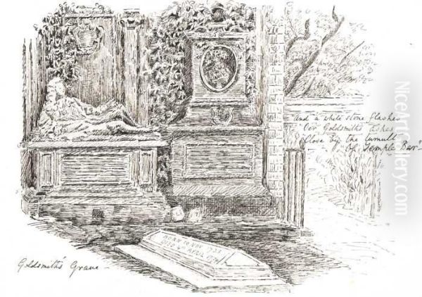 Goldsmith's Grave by Isabella Augusta Gregory