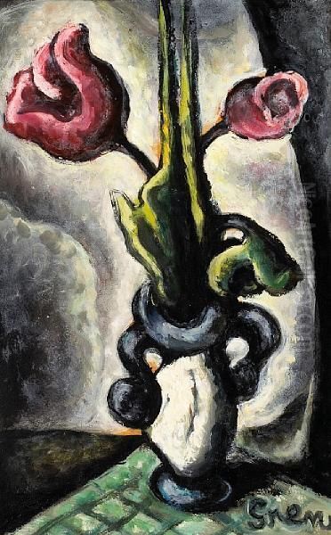 Tulips Oil Painting by Nils Gren