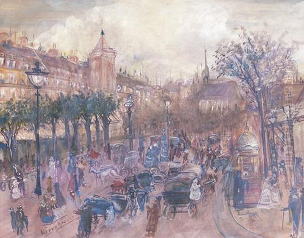 Parigi Oil Painting by Henry, Henri Grenier