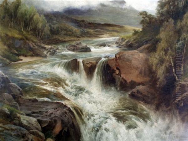 Highland Falls Oil Painting by Frank Gresley