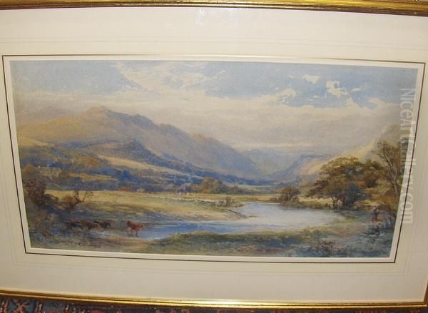 The Valley Of Llandudno Oil Painting by James Stephen Gresley