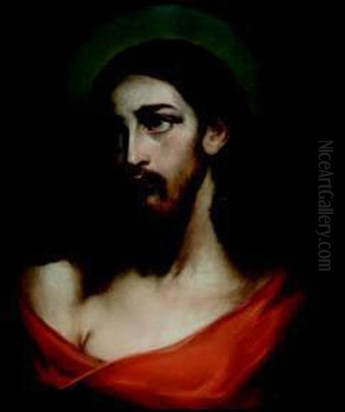 Christ En Buste Oil Painting by Anne Genevieve Greuze