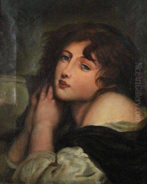 Young Girl Oil Painting by Jean Baptiste Greuze