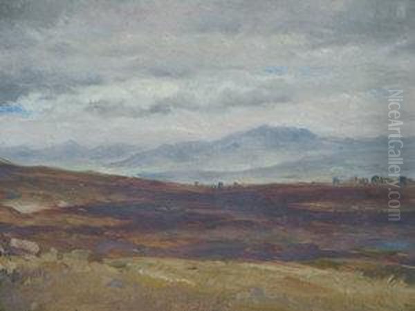 Highland Landscape Oil Painting by Charles Grey