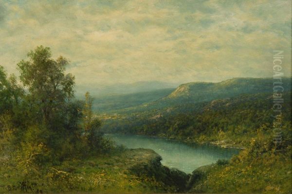 Delaware Water Gap Oil Painting by Thomas Bartholomew Griffin