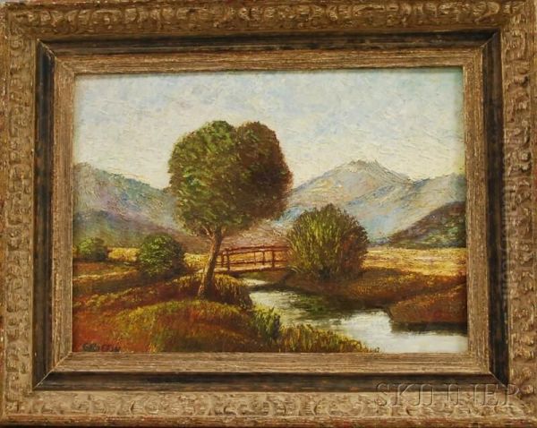 Landscape In Late Summer Oil Painting by Walter Parson Shaw Griffin