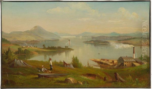 View Of Lake Winnipesaukee Oil Painting by Samuel W. Griggs