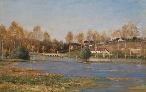 Senhost I Amboise Oil Painting by Johannes Martin Grimelund