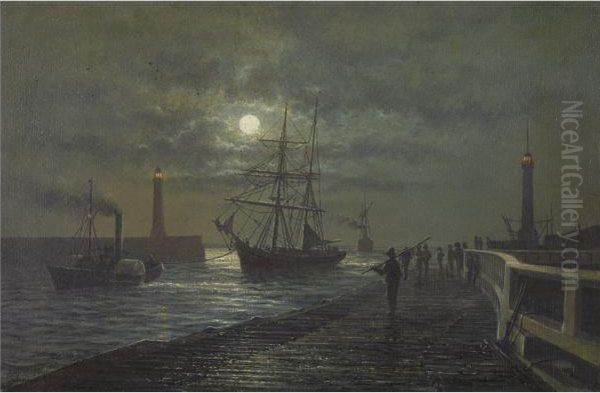 The Yorkshireman Brought In Oil Painting by Arthur E. Grimshaw