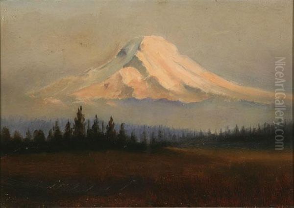 View Of Mount Hood Oil Painting by Casimir Clayton Griswold