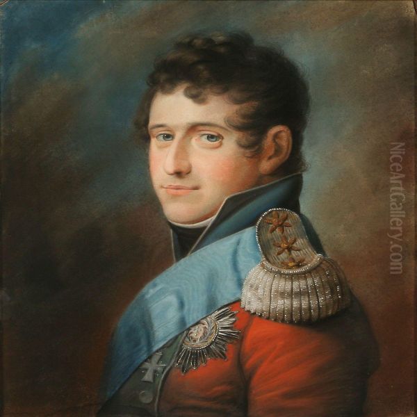 Portrait Of King Christian Viii Oil Painting by Friederich Carl Groger