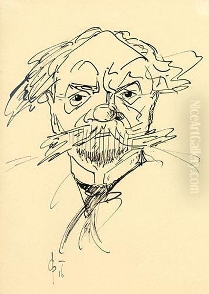 Caricature by Josef Grois