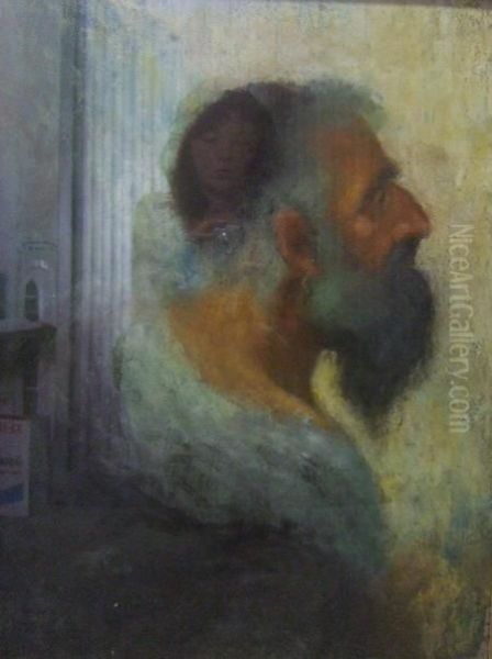 Le Vieux Juif Oil Painting by Nicolae Gropeano