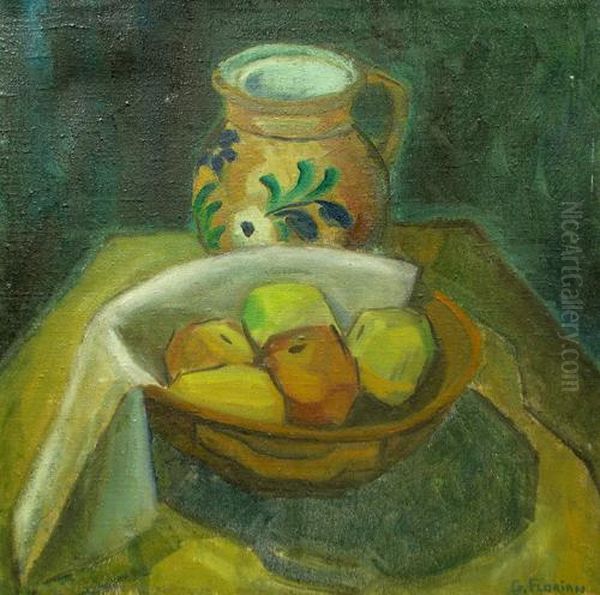 Still Life Oil Painting by Florian Grospietsch