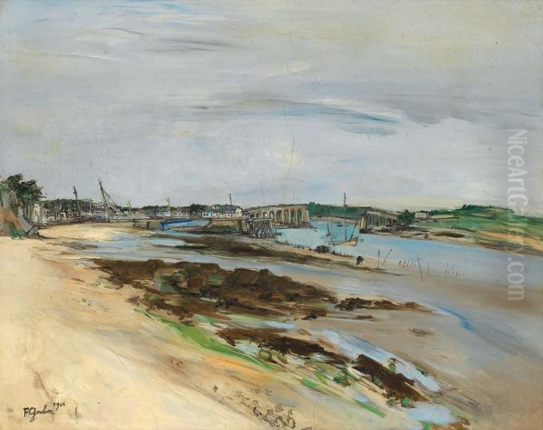 Paysage Berck Oil Painting by Francis Gruber