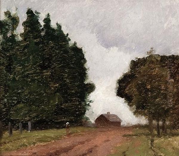 Untitled Oil Painting by Elioth Gruner