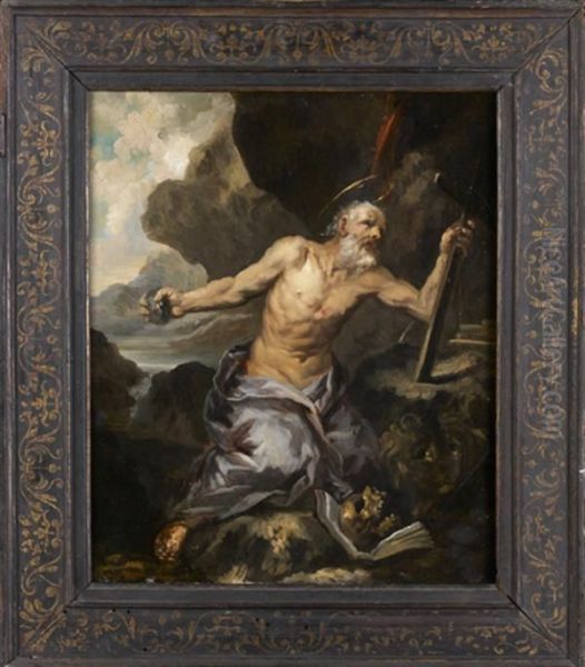 Saint Jerome Oil Painting by Pietro Francesco Guala