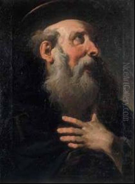 Sant'antonio Oil Painting by Pietro Francesco Guala