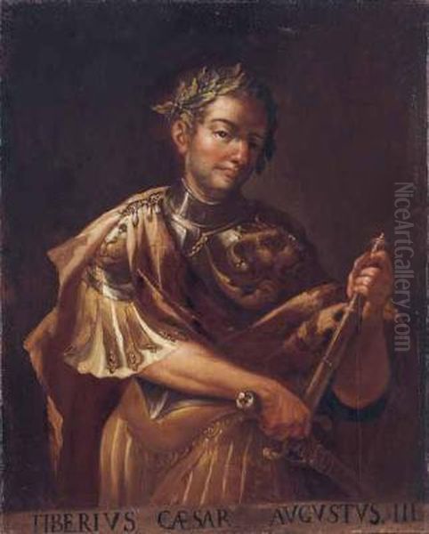 L'imperatore Tiberio Oil Painting by Pietro Francesco Guala