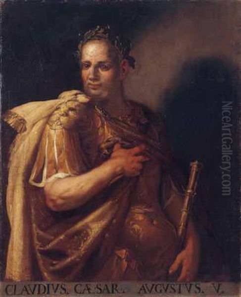 L'imperatore Claudio Oil Painting by Pietro Francesco Guala