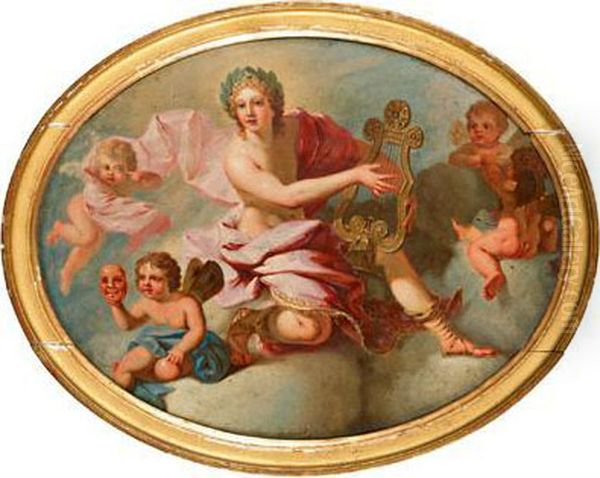 Apollo Oil Painting by Jacopo Guarana