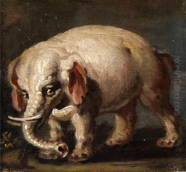 Der Elefant Oil Painting by Giovanni Antonio Guardi