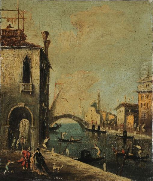 Venezia Oil Painting by Nicolo Guardi