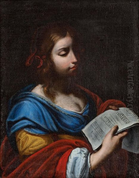 Heilige Cacilia Oil Painting by Francesco Guarino