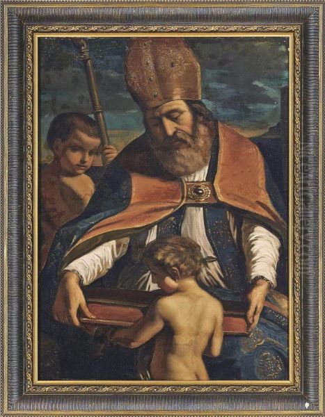 Saint Geminiano Oil Painting by Guercino