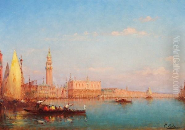 Venise Oil Painting by Andre Guerin Le Guay