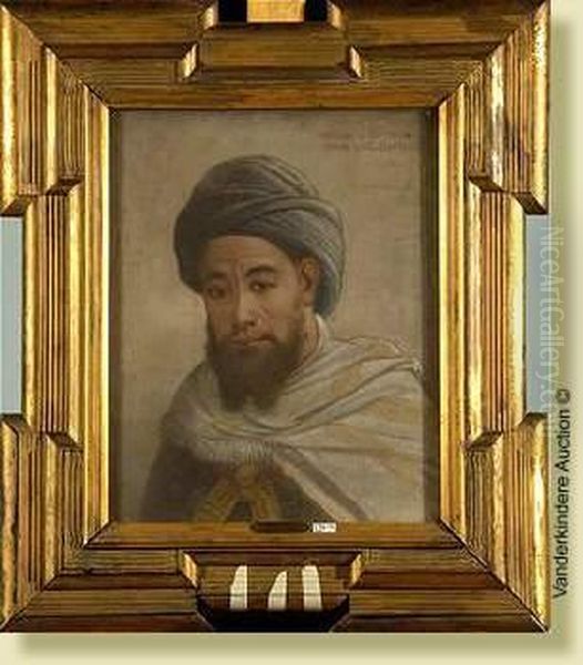 Homme Au Turban Oil Painting by Godfried Guffens