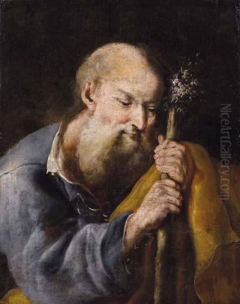 San Giuseppe Oil Painting by Domenico Guidobono