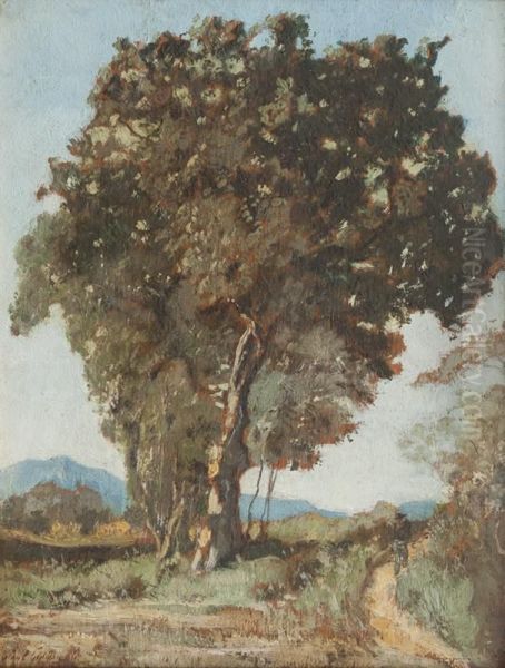 Le Grand Arbre Oil Painting by Paul-Camille Guigou