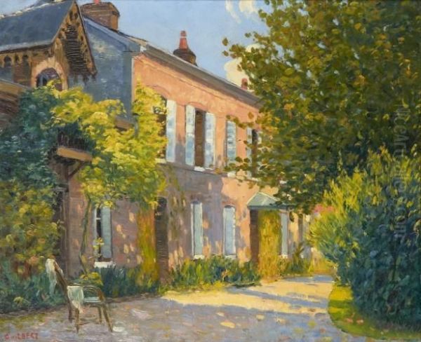 Coin De Jardin En Ete Oil Painting by Narcisse Guilbert