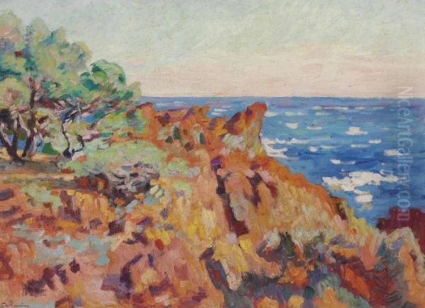 Le Trayas (var) Oil Painting by Armand Guillaumin