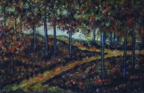 Sendero Oil Painting by Francisco Romano Guillemin