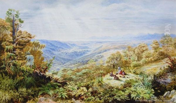 Motupiko Valley, Nelson Oil Painting by John Gully