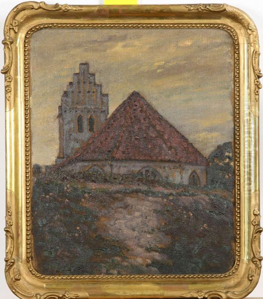 Alvastra Kloster Oil Painting by Per Gummeson