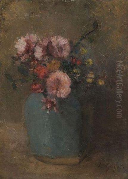 Bouquet Oil Painting by Louise Guyot