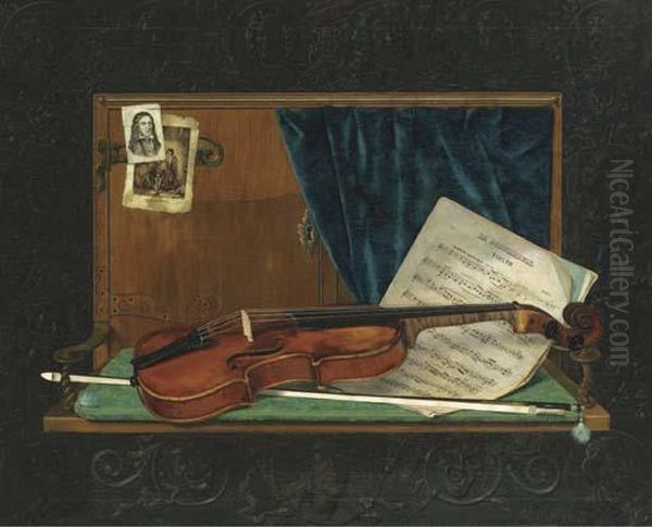 Music Oil Painting by John Haberle