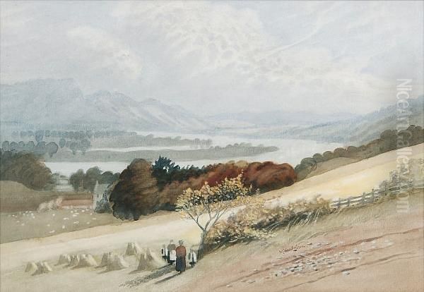 Loch Lomond Oil Painting by William Hackstoun