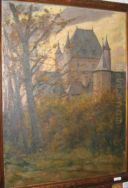 Le Chateau Oil Painting by Leopold Haeck