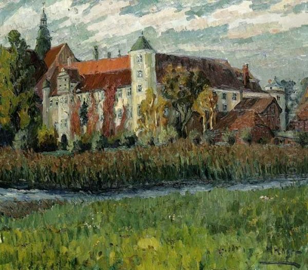 Schlossansicht Oil Painting by Marie Hager