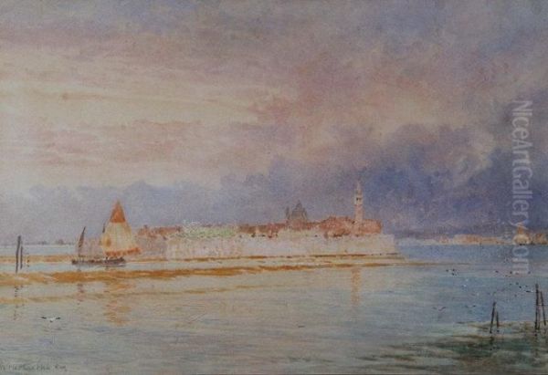 San Giorgio Maggiore, Venice Oil Painting by William Matthew Hale