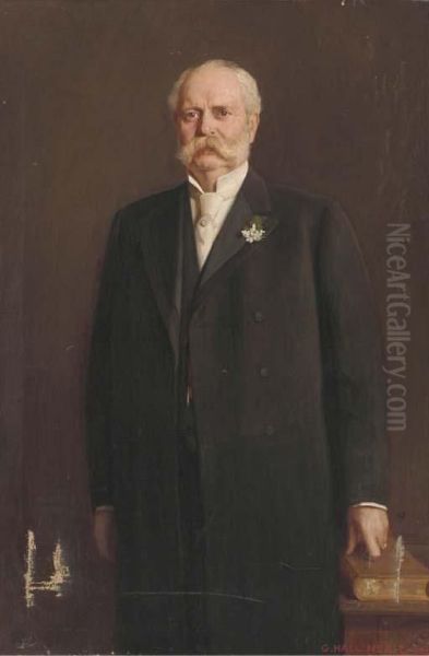 Portrait Of A Gentleman Oil Painting by George Hall Neale