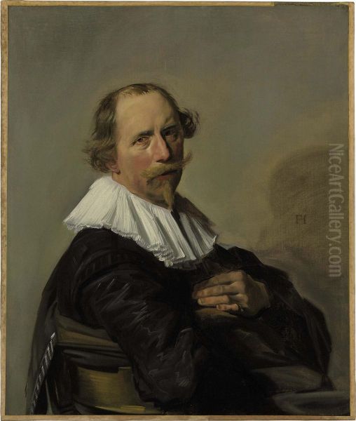 Portrait Of A Gentleman Oil Painting by Frans Hals