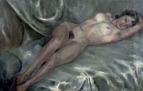 Reclining Nude Oil Painting by Jack Hamel