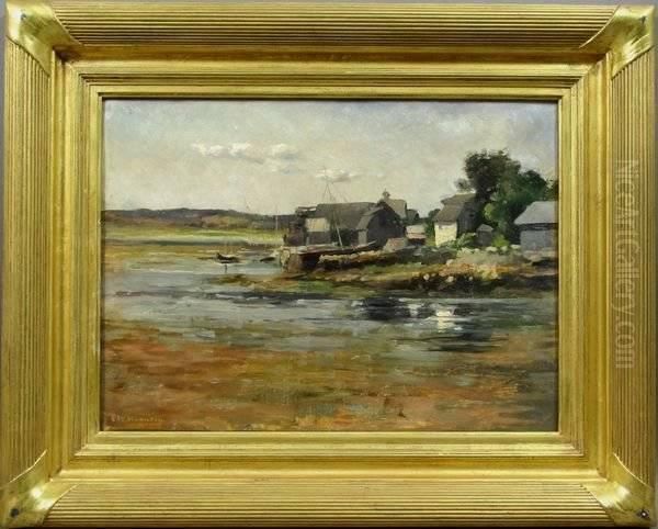 The Inlet, Massachusetts Oil Painting by Edward Wilbur Dean Hamilton