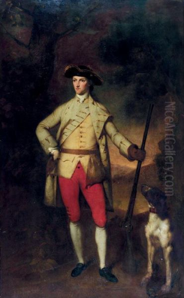 Portrait Of James, 6th Duke Of Hamilton And 3rd Duke Of Brandon (1724-1758) Oil Painting by Gavin Hamilton